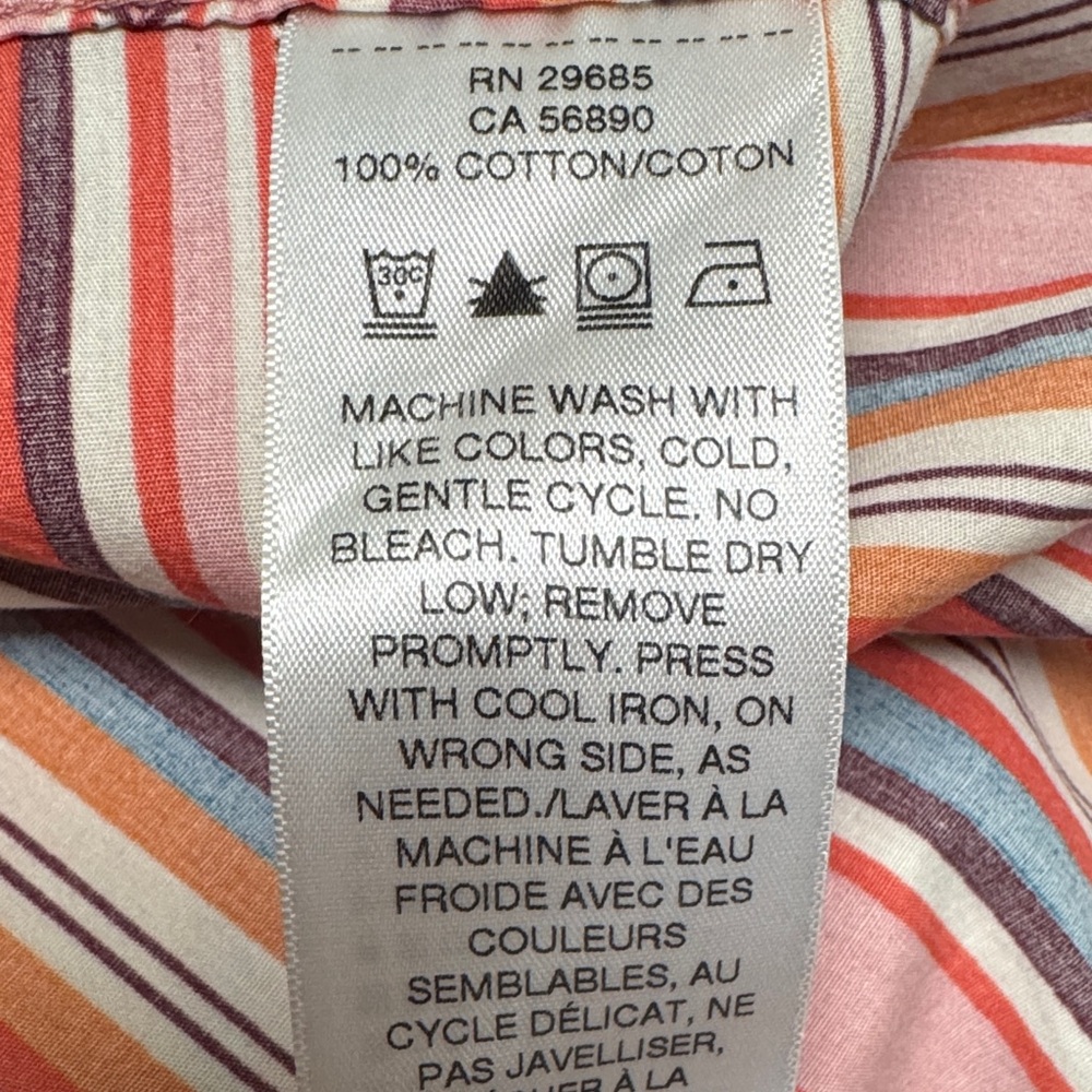 Pendleton Serape Surf Striped Multicolor Board Shirt Size Medium - Picture 10 of 10